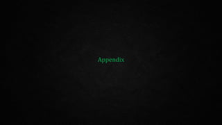 Appendix
 