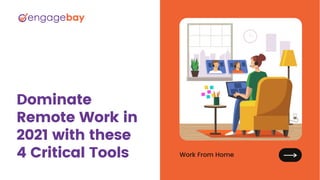 Dominate
Remote Work in
2021 with these
4 Critical Tools Work From Home
 