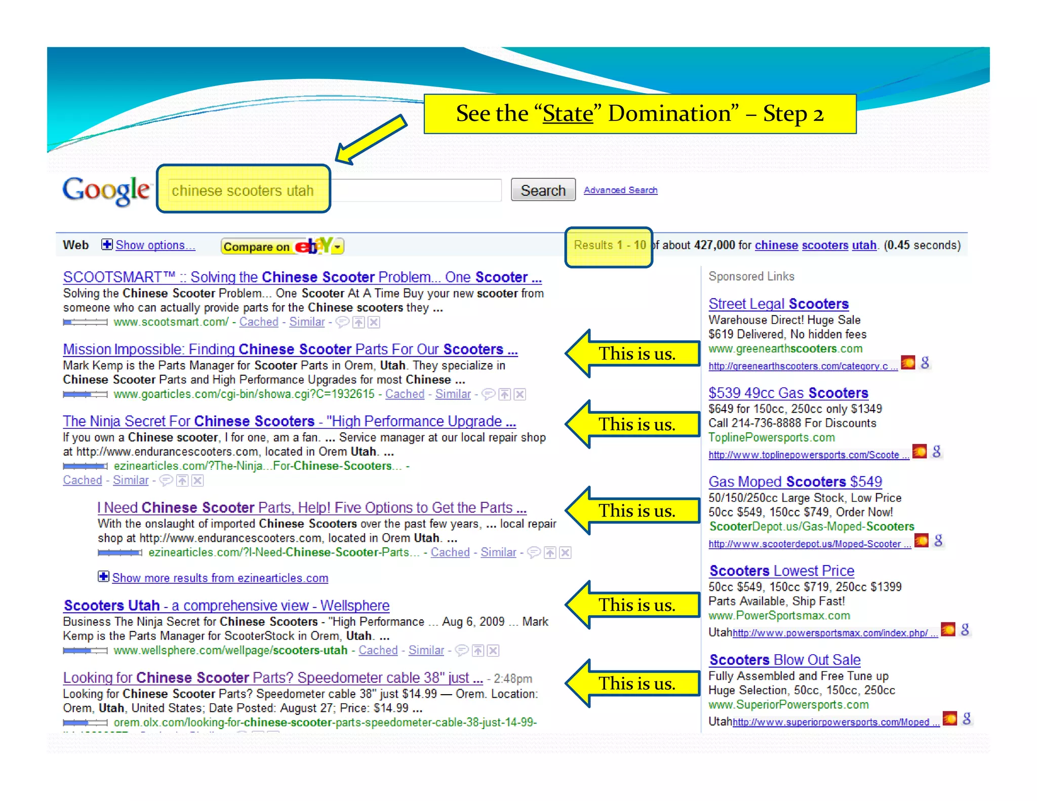 See the “State” Domination” – Step 2




             This is us.


             This is us.



             This is us.




             This is us.



             This is us.
 