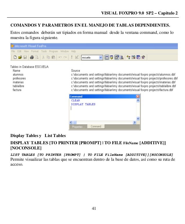 Online Help Manual for VFP