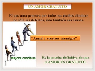 El que ama procura por todos los medios eliminar no sólo sus defectos, sino también sus causas.  