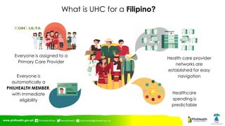 UHC and PhilHealth - 2023 July 13 | PDF