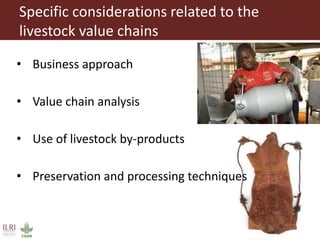 Harnessing the potential of livestock to improve nutrition of vulnerable populations: Technical guidance for program planning