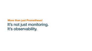 OSMC 2025 : Monitoring Stack was yesterday – Observability Platform at ...