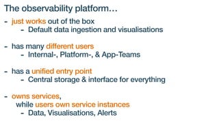 OSMC 2025 : Monitoring Stack was yesterday – Observability Platform at ...