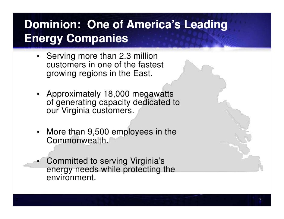 Dominion Power New Directions in Energy
