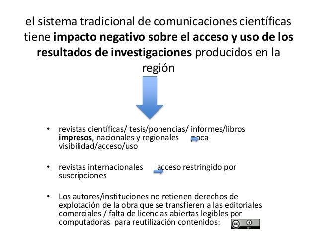 Buenas prácticas universitarias para comunicaciones científicas abiertas Un desafío para América Latina Slide 10