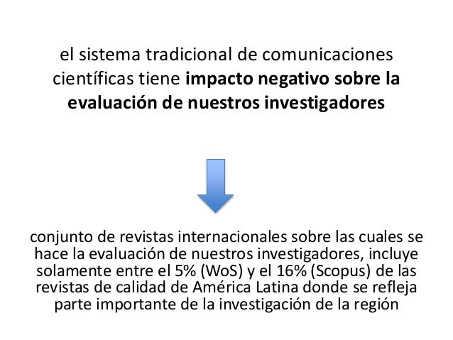 Buenas prácticas universitarias para comunicaciones científicas abiertas Un desafío para América Latina Slide 13