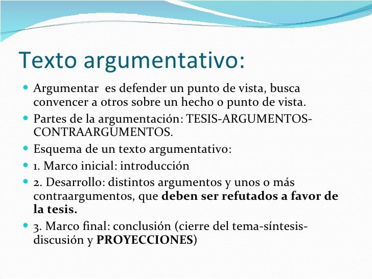 Consideraciones al escribir un ensayo argumentativo