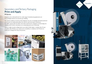 Printech Machineries Printing Machinery By Domino Printech India LLP | PDF