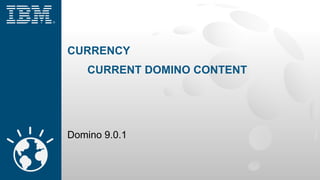 CURRENCY
CURRENT DOMINO CONTENT
Domino 9.0.1
 