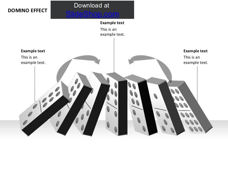 what does domino effect mean dictionary