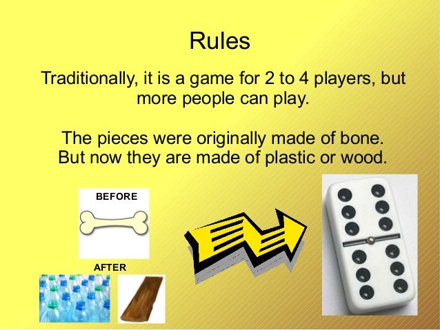 Dominoes Presentation Dominoes Presentation