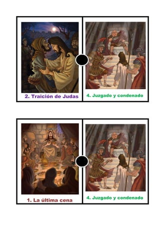 P




      2. Traición de Judas   4. Juzgado y condenado


                             55.
                                       P




                             4. Juzgado y condenado
      1. La última cena

                             55.
555
 