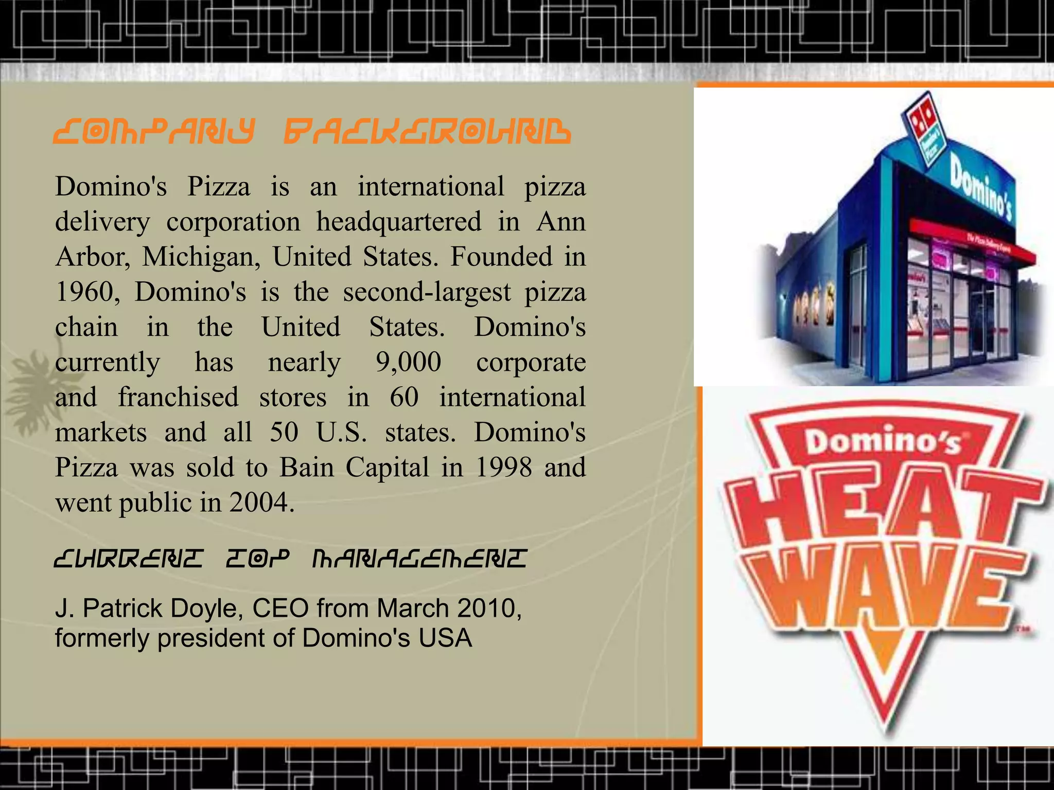 Dominos Pizza Crisis Evaluation | PPTX