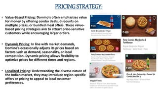 Marketing strategy of dominos on 4P strategy | PPTX