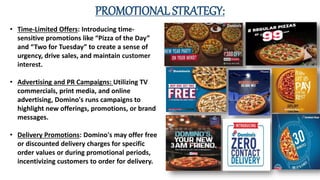 Marketing strategy of dominos on 4P strategy | PPTX