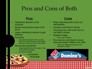 Pros and Cons of Domino's Pizza: Slice into Truth!