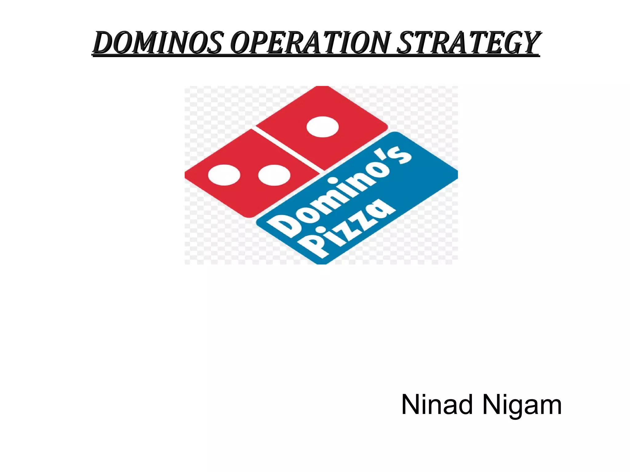 Dominos Business Model by Ninad Nigam | PPT