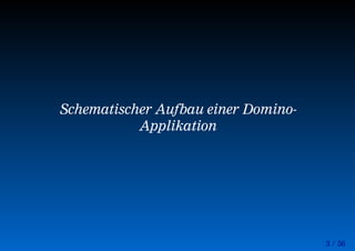 3 / 56
Schematischer Aufbau einer Domino-
Applikation
 