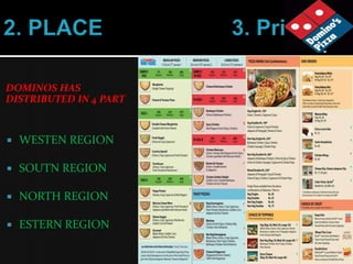 DOMINOS HAS
DISTRIBUTED IN 4 PART



   WESTEN REGION

   SOUTN REGION

   NORTH REGION

   ESTERN REGION
 