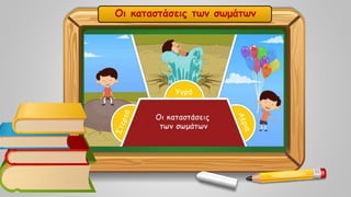 Οι καταστάσεις των σωμάτων
 