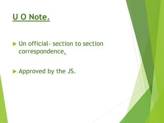 U.o Note Kerala Manual of office procedures and District Office manual - ppt ft ...