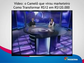 Vídeo: o Camelô que virou marketeiro
Como Transformar R$12 em R$120.000
 