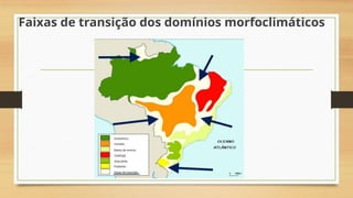 Faixas de transição dos domínios morfoclimáticos
 