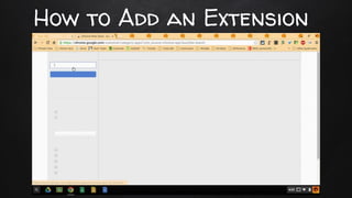 How to Add an Extension
 