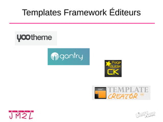 Templates Framework Éditeurs
 