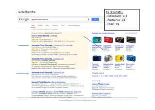 16 résultats :
- Cdiscount : x 3
- Pixmania : x2
- Fnac : x2
La Recherche
laurent@peyrat.fr & horard@hoyado.com
 