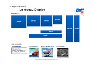 Les Blogs – L’éditorial
laurent@peyrat.fr & horard@hoyado.com
 