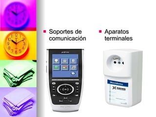 Soportes de comunicación  Aparatos terminales 