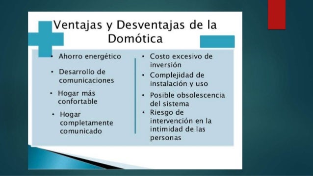 Resultado de imagen para ventajas de la domotica