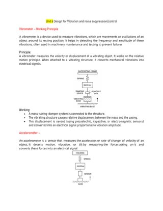 Vibration Measurement Theory Dynamics of Machines | PDF