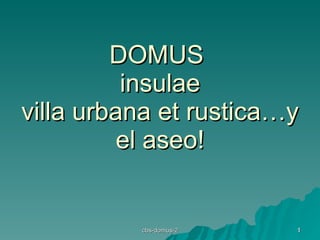 DOMUS  insulae villa urbana et rustica…y el aseo! cbs-domus-2 