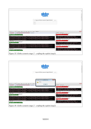 Figure 55: Globo scenario stage 2 – crafting the exploit (step1)




Figure 56: Globo scenario stage 2 – crafting the exploit (step2)




                                              XXXVI
 