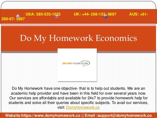 Economics homework help reddit
