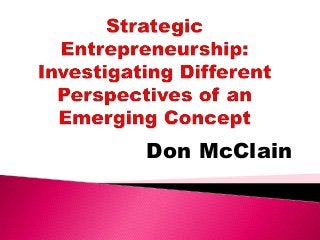 Don McClain
 