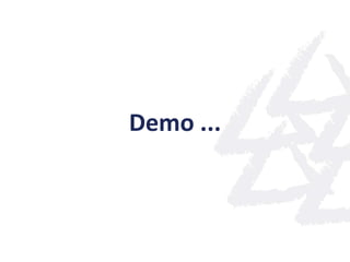 Demo ...
 