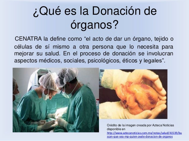 Donación de órganos en México