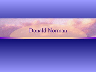 Donald Norman 