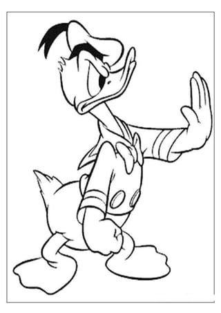 Donald duck   coloring book