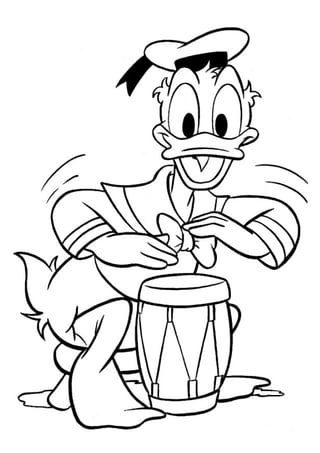 Donald duck   coloring book