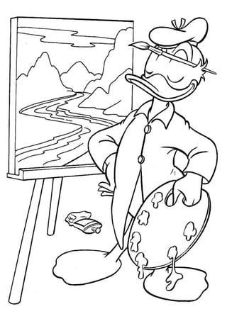 Donald duck   coloring book