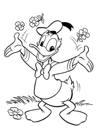 Donald duck   coloring book