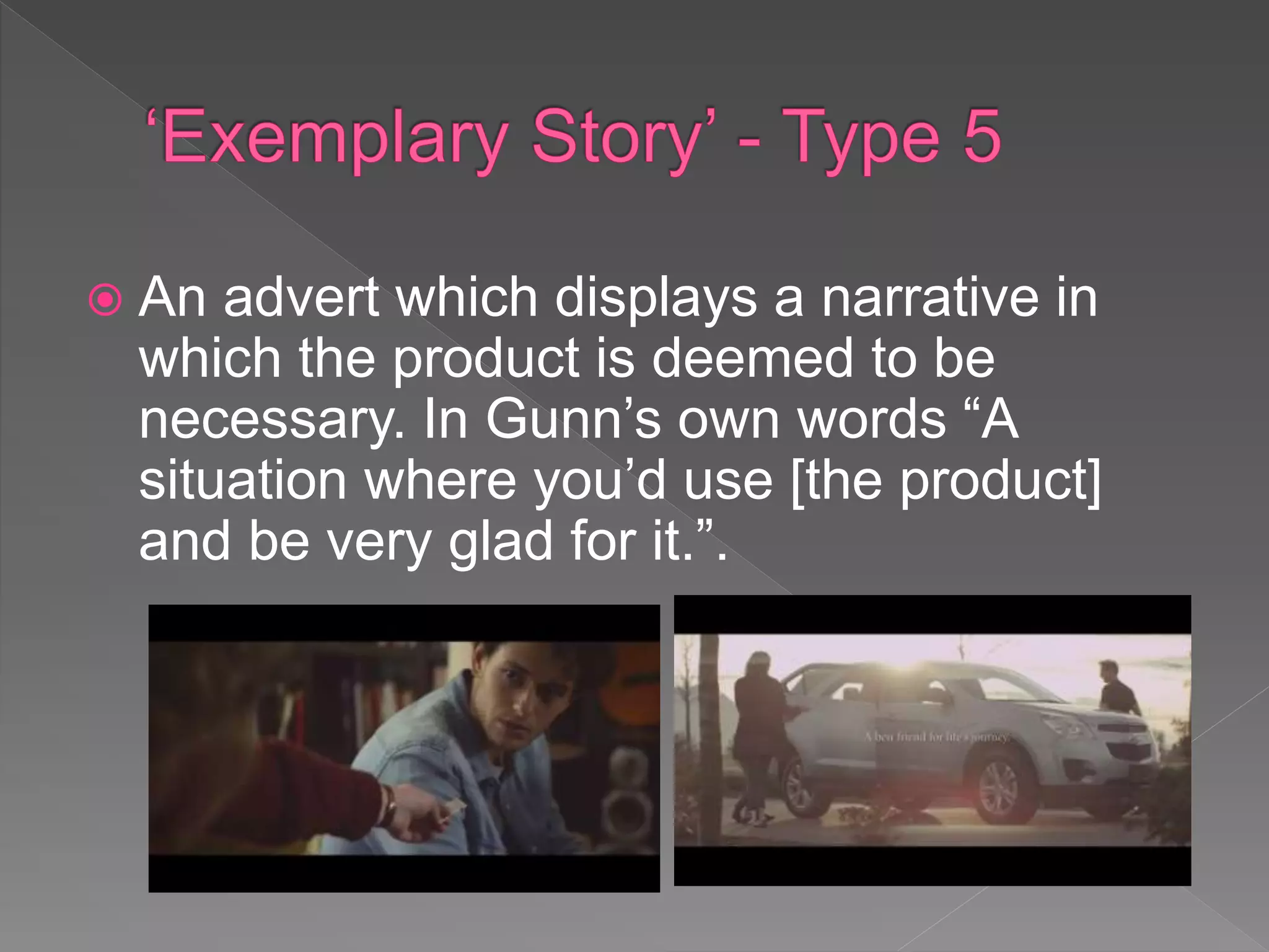 Donald gunns 12 advertising types | PPTX