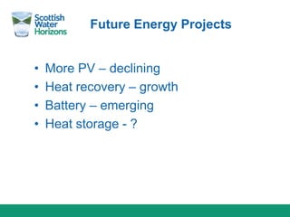 Donald MacBrayne, Scottish Water Horizons – Commercial Renewable and Energy Storage Projects from Water Resources