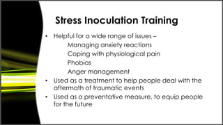 Anger Inoculation Donald meichenbaum | PPTX